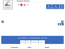 Tablet Screenshot of lenzicar.com